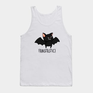 Fangtastic Cute Bat Pun Tank Top